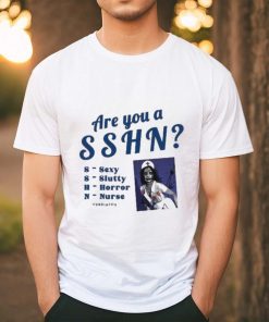 Official Are You A Sshn Sexy Slutty Horror Nurse Russia Fox T Shirt