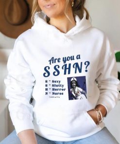 Official Are You A Sshn Sexy Slutty Horror Nurse Russia Fox T Shirt