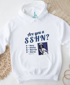 Official Are You A Sshn Sexy Slutty Horror Nurse Russia Fox T Shirt