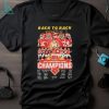 Champion Travis Kelce Patrick Mahomes And Isiah Pacheco Kansas City Chiefs AFC Champions Signatures Shirt