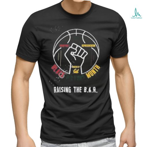 Official Cal Women’s Basketball Black History Month Raising The B.A.R T Shirt