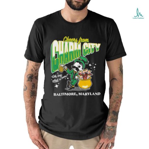 Official Cheers from Charm City oh boy what a Beer Baltimore, Maryland shirt