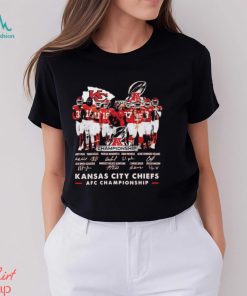 Official Chiefs 2023 AFC Championship Signature Shirt