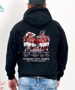 Official Chiefs 2023 AFC Championship Signature Shirt