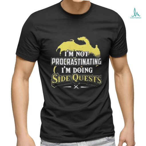 Official Don’t piss me dungeons and dragons i’m not procrastinating i’m doing side quests shirt