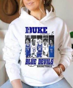Official Duke Blue Devils Basketball Starting 5 shirt