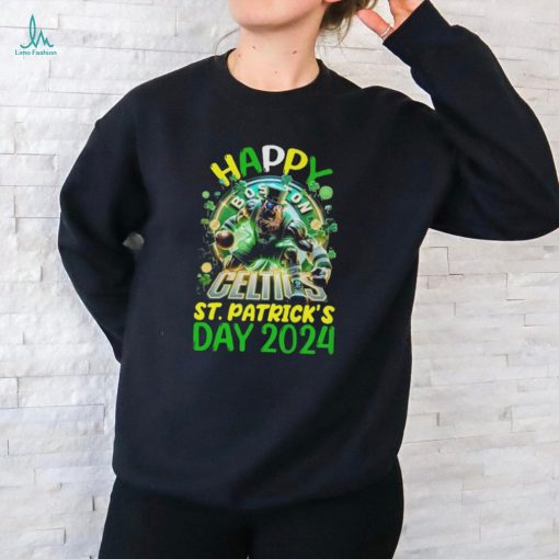 Official Happy St Patrick’s Day 2024 Boston Celtics Shirt