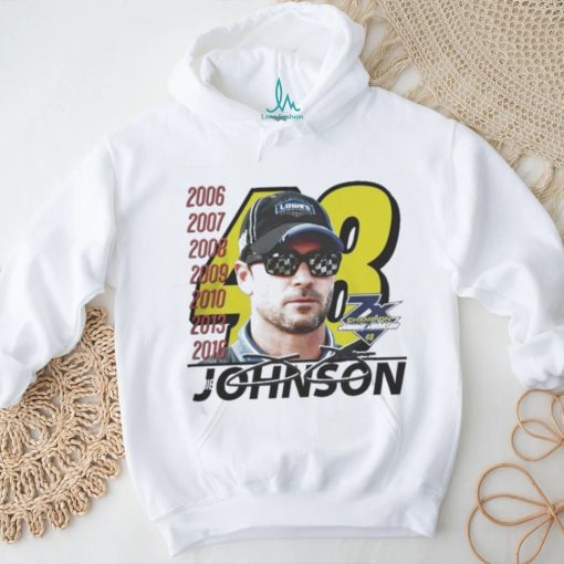 Official Hendrick Motorsports x Homefield Retro Inspired Jimmie Johnson 7 Time Champ T Shirt