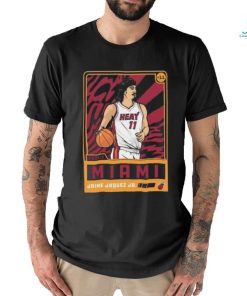 Official Jaime Jaquez Jr. Miami Heat Rookie Card Shirt