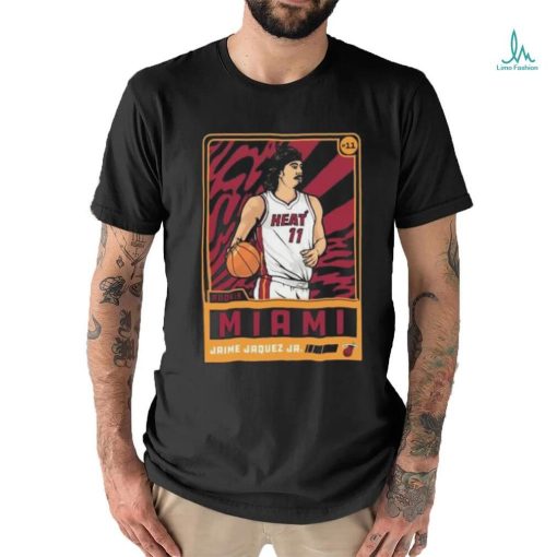 Official Jaime Jaquez Jr. Miami Heat Rookie Card Shirt