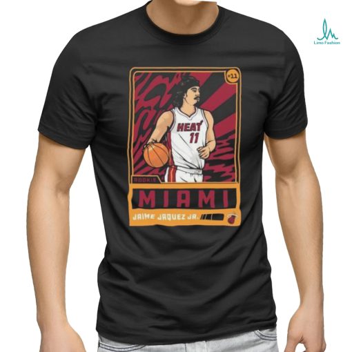 Official Jaime Jaquez Jr. Miami Heat Rookie Card Shirt