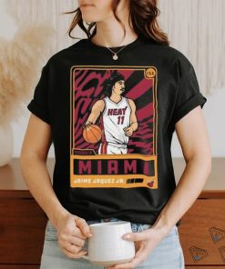 Official Jaime Jaquez Jr. Miami Heat Rookie Card Shirt