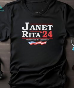 Official Janet rita 24 here come the grannies shirt