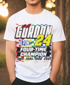 Official Jeff gordon dupont four time champion shirt
