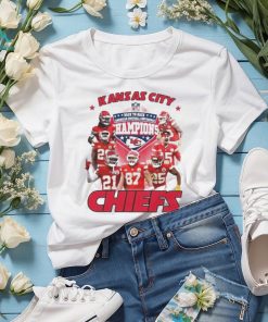 Official Kansas city Chiefs AFC champions 2024 back to back NFL shirt