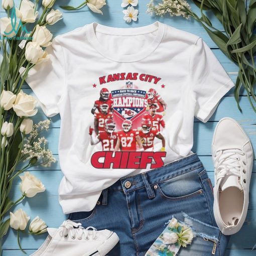 Official Kansas city Chiefs AFC champions 2024 back to back NFL shirt