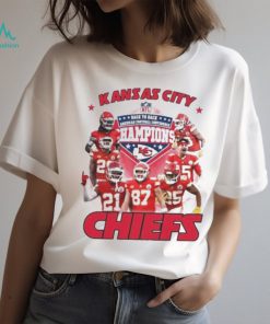 Official Kansas city Chiefs AFC champions 2024 back to back NFL shirt