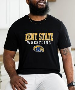 Official Kent State Golden Flashes Champion Wrestling Stack Logo Shirt