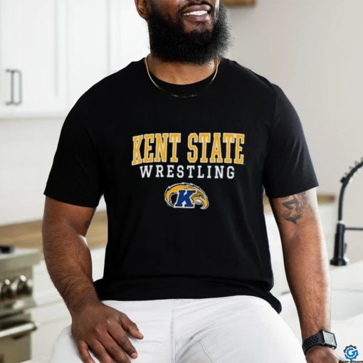 Official Kent State Golden Flashes Champion Wrestling Stack Logo Shirt