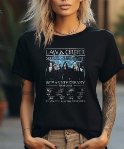 Official Law And Order SVT 25 Years Of The Memories T Shirt
