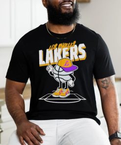 Official Los angeles Lakers basketball cap stadium T shirt
