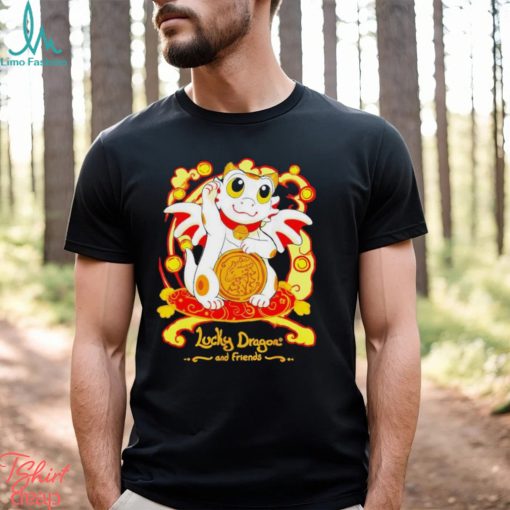 Official Lucky Dragon And Friends T Shirt