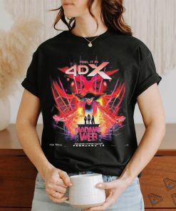 Official Madame Web Official Poster Feel It In 4DX Releases February 14th 2024 Shirt