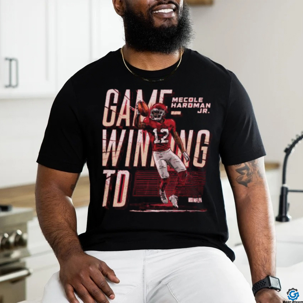 Official Mecole Hardman Jr. Kansas City Game Winning signature shirt Official Mecole Hardman Jr. Kansas City Game Winning signature shirt