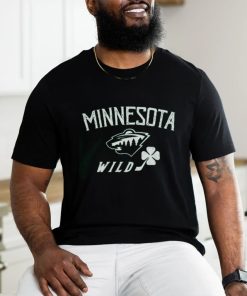 Official Minnesota Wild Levelwear Green St. Patrick's Day Richmond Clover T Shirt