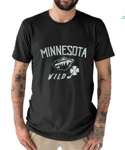 Official Minnesota Wild Levelwear Green St. Patrick's Day Richmond Clover T Shirt