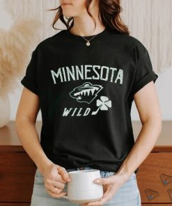 Official Minnesota Wild Levelwear Green St. Patrick's Day Richmond Clover T Shirt