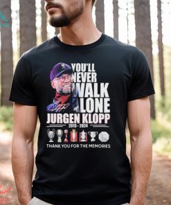 Official Never Walk Alone Coach Klopp 2015 2024 Shirt