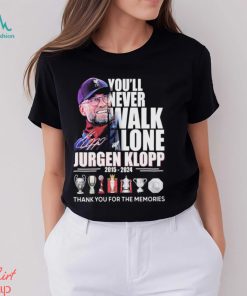 Official Never Walk Alone Coach Klopp 2015 2024 Shirt