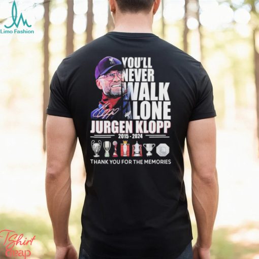 Official Never Walk Alone Coach Klopp 2015 2024 Shirt
