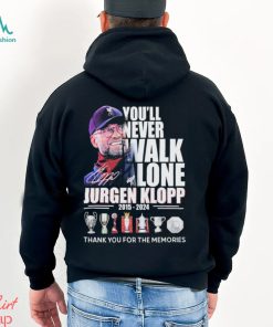 Official Never Walk Alone Coach Klopp 2015 2024 Shirt