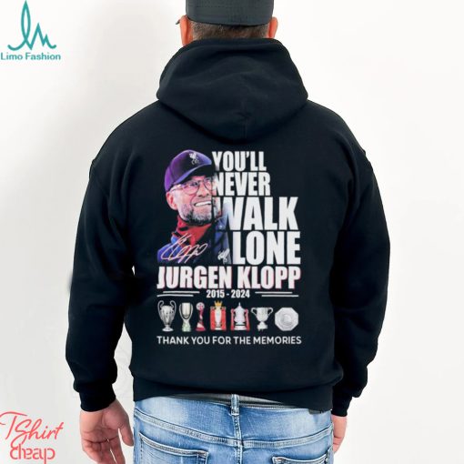 Official Never Walk Alone Coach Klopp 2015 2024 Shirt