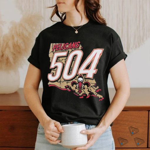 Official New Orleans Pelicans 504 Full Court Press T Shirt