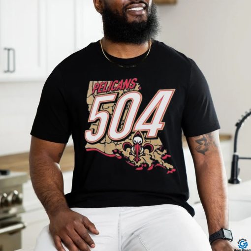 Official New Orleans Pelicans 504 Full Court Press T Shirt