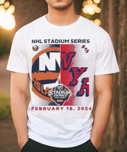 Official New York Islanders vs. New York Rangers 2024 NHL Stadium Series shirt