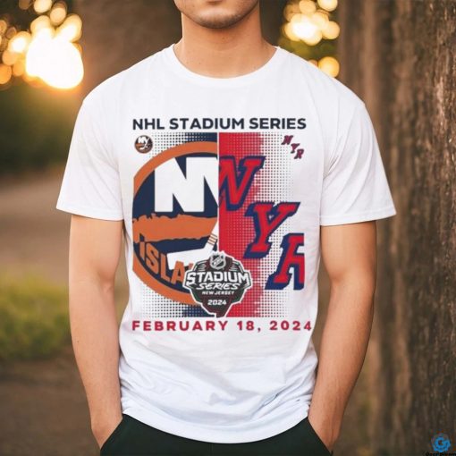 Official New York Islanders vs. New York Rangers 2024 NHL Stadium Series shirt