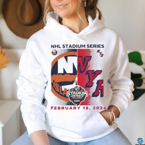 Official New York Islanders vs. New York Rangers 2024 NHL Stadium Series shirt