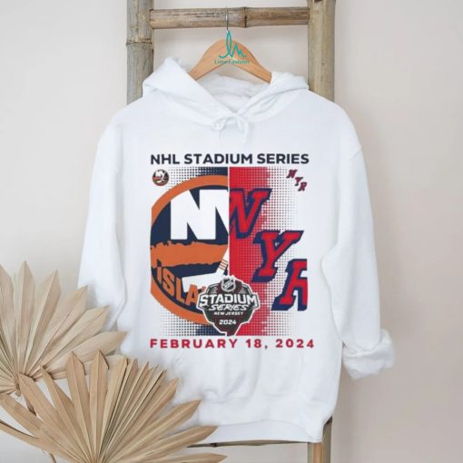 Official New York Islanders vs. New York Rangers 2024 NHL Stadium Series shirt