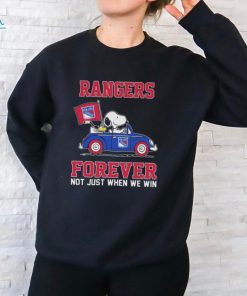 Official New York Rangers Love Snoopy Forever Fan T Shirt