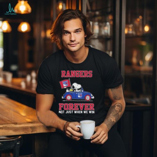 Official New York Rangers Love Snoopy Forever Fan T Shirt