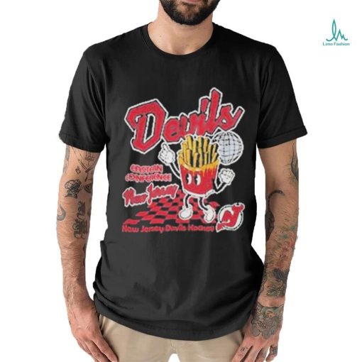 Official New jersey devils eastern conference cheese fries T shirt