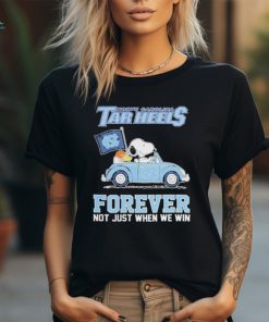Official North Carolina Tar Heels Snoopy Forever Fan T Shirt