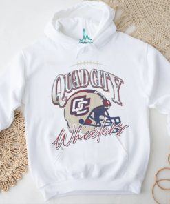 Official Quad City Wheelers Indoor Football Helmet T Shirt