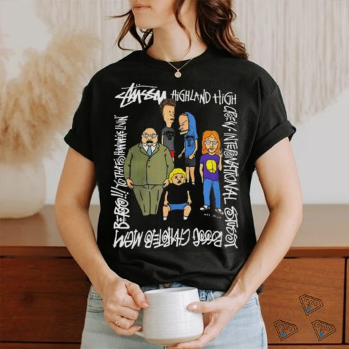 Official Rare Vintage Stussy Beavis and Butt Head Shirt