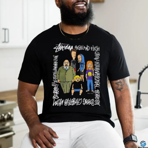 Official Rare Vintage Stussy Beavis and Butt Head Shirt
