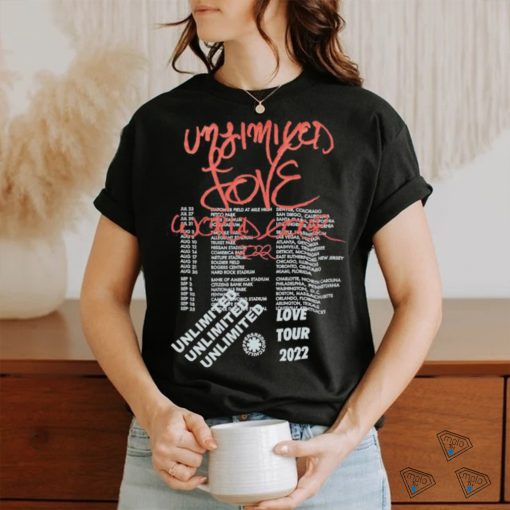 Official Red Hot Chili Peppers Unlimited Love World Tour T shirts